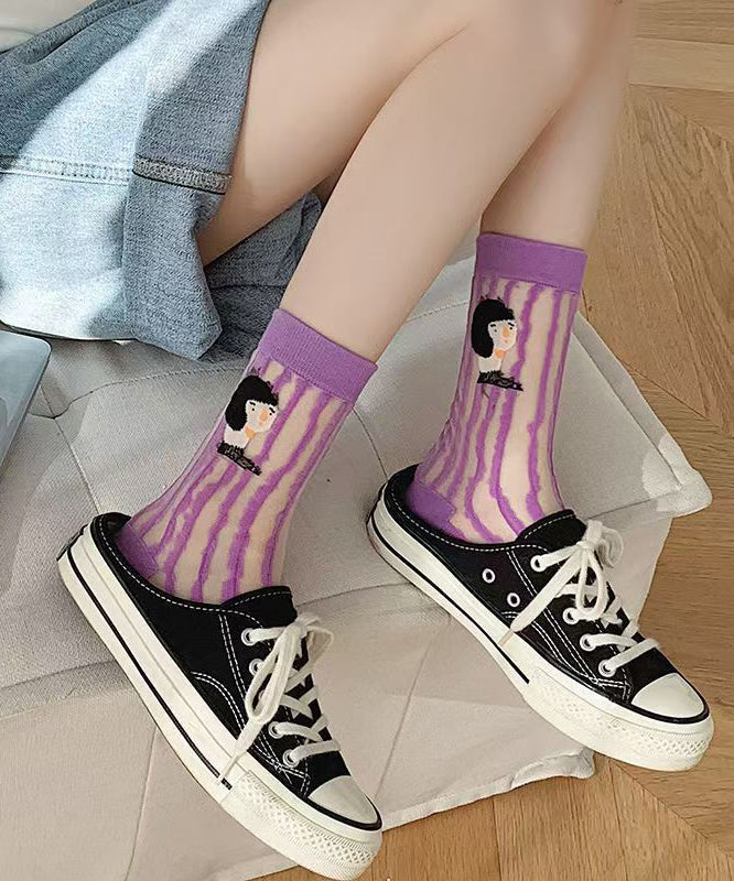 Cartoon Sommer Dünne Atmungsaktive Zweiseitige Trendy Socken KJ049