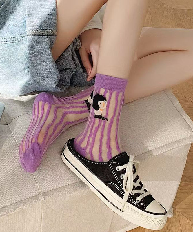 Cartoon Sommer Dünne Atmungsaktive Zweiseitige Trendy Socken KJ049