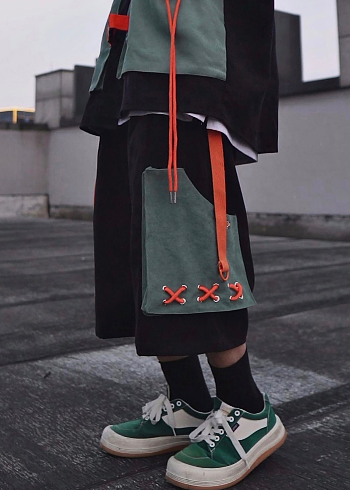 Khaki Taschen Baumwolle Sommer Shorts Casual Herren