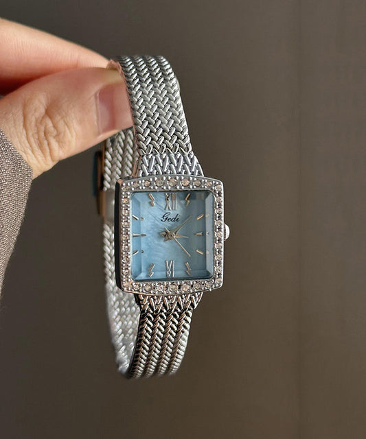 Montres bébé étanches en acier inoxydable bleu chic