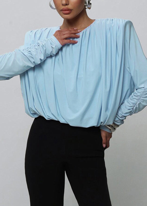 Body chic bleu automne dos nu col rond