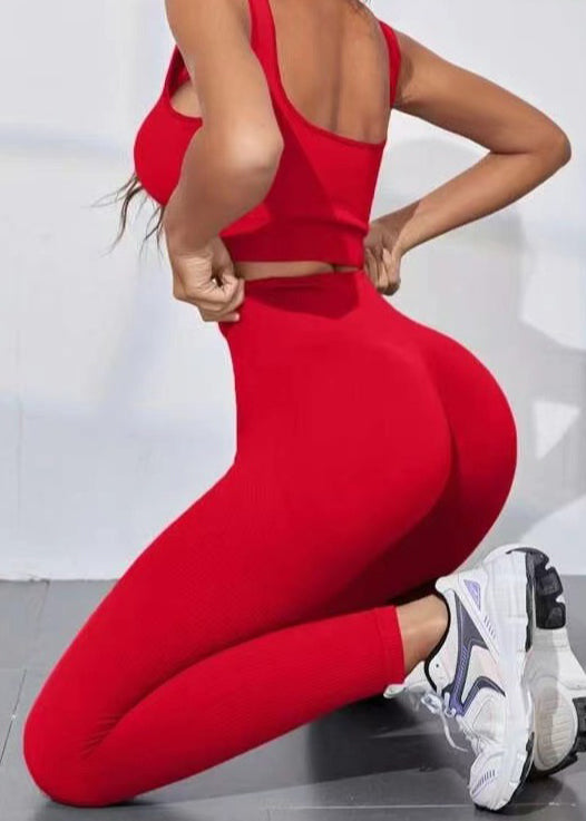 Leggings athlétiques sexy sans coutures violets chics TD005