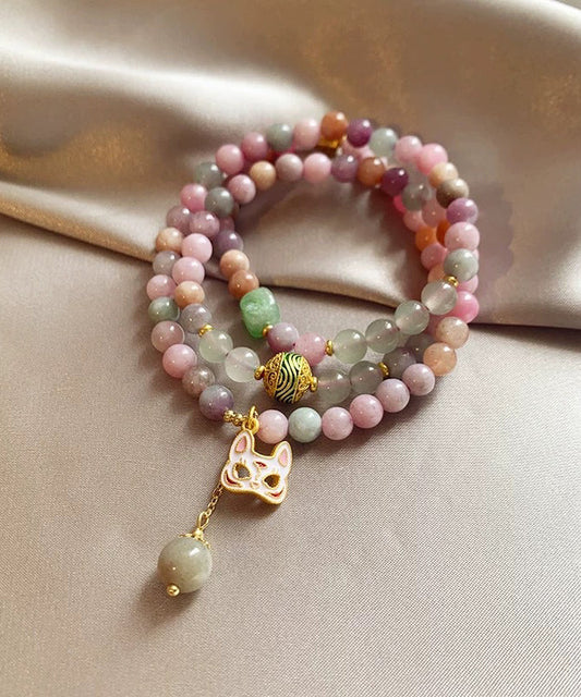 Beading Rainbow Sterling Style Layered Chinese Silver Overgild