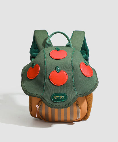 Cute Red Patchwork Mushroom Backpack Bag Children IU003