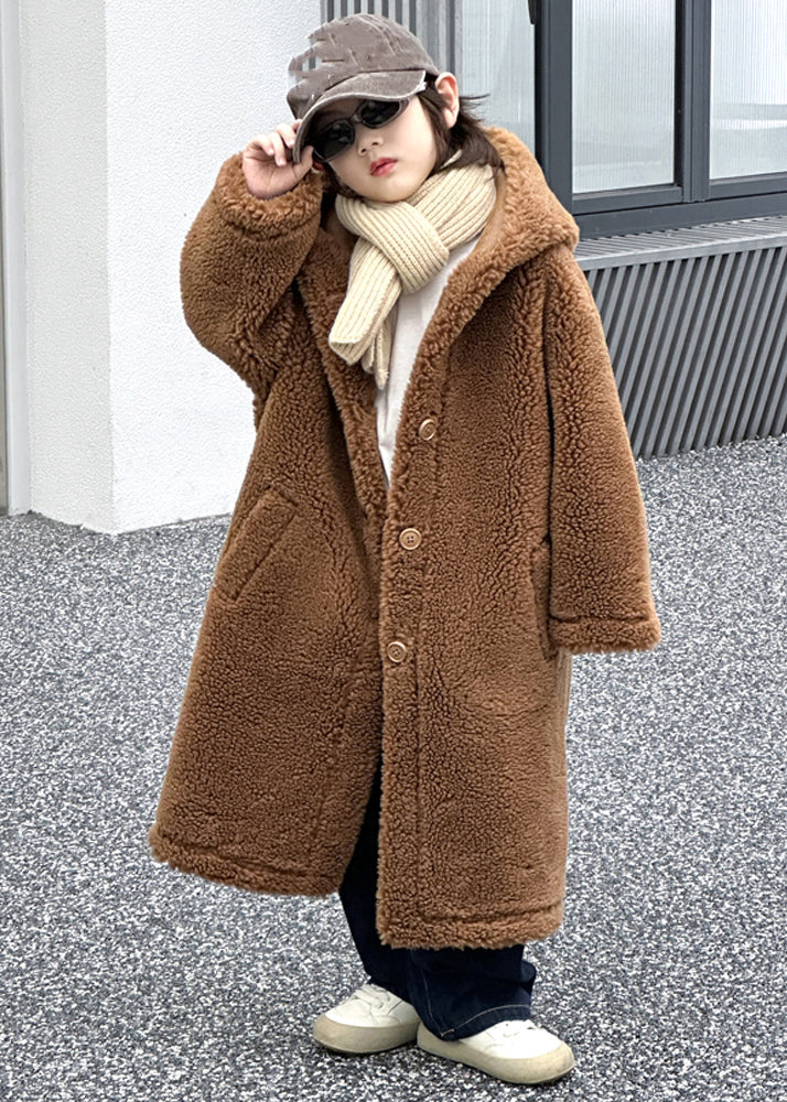 Süße Rosentaschen Kinder Maxi Kapuzenmantel Winter TG015