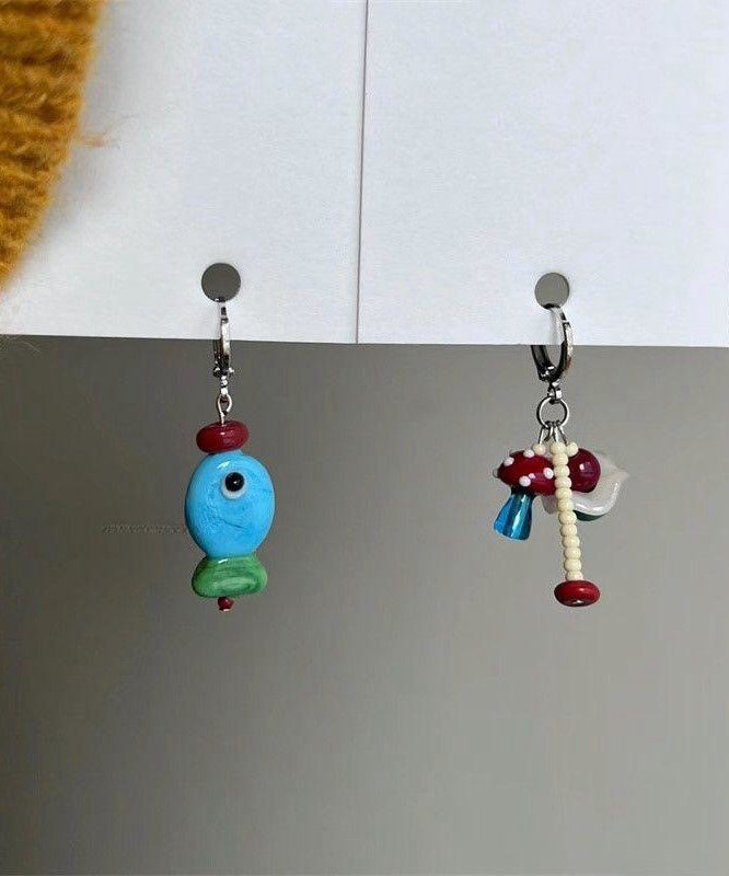 Petite goutte d'acier inoxydable et poisson champignon asymétrique DIY