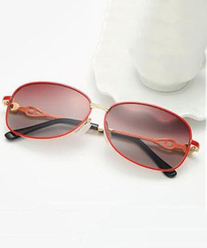 Elegante rote polarisierte Sonnenbrille mit UV-Schutz XS1060