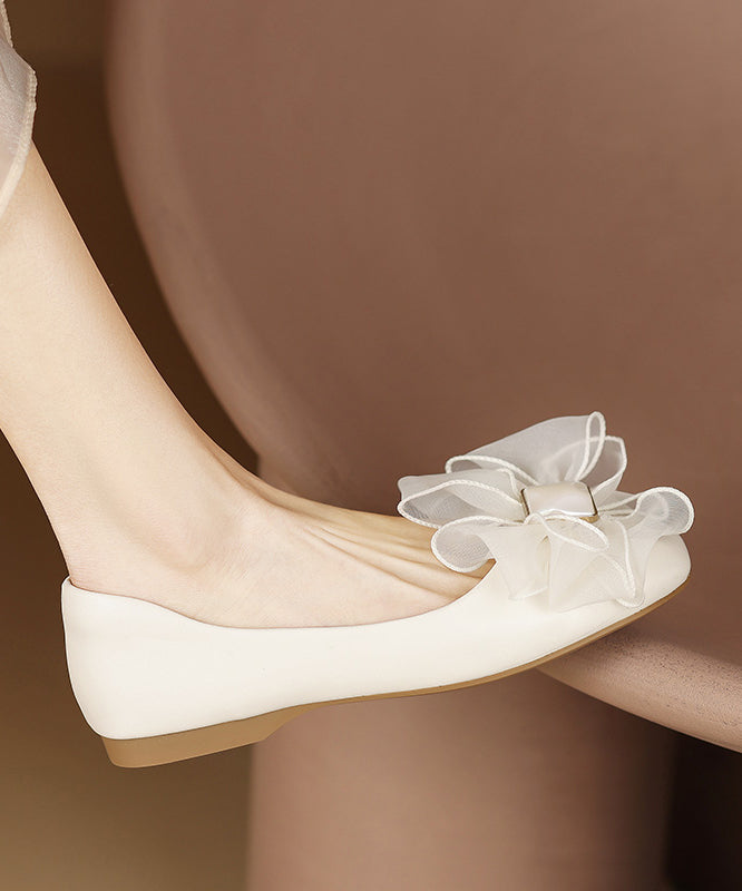 Flat Women Splicing Fashion Black For Shoes Bow