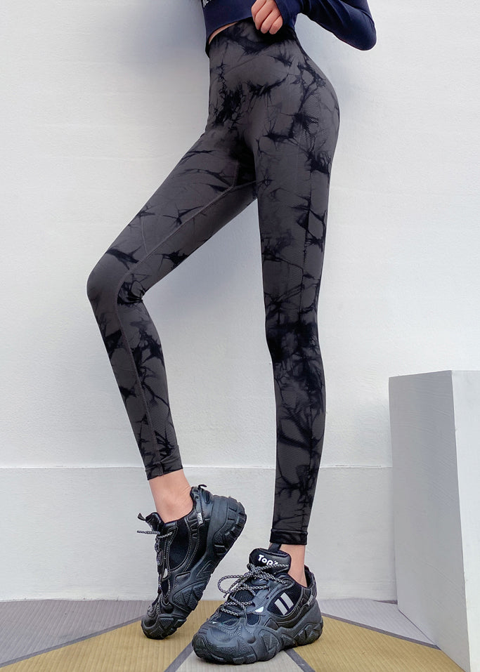 Bedruckte Capri-Leggings mit hoher Taille in Schwarz von Gym Shark Fashion