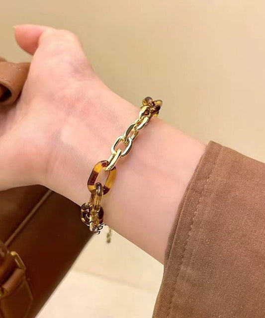 Patchwork Bracelet Overgild Fashion Leopard Charm Metal