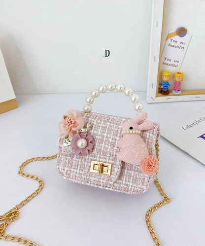 Fashionable Cute Mini Kids Girls Nail bead Messenger Bag IU017