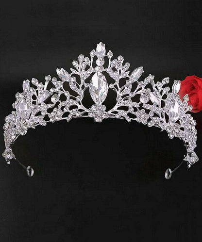 Fine Alloy Zircon Crystal Hollow Out Kids Crown IU031