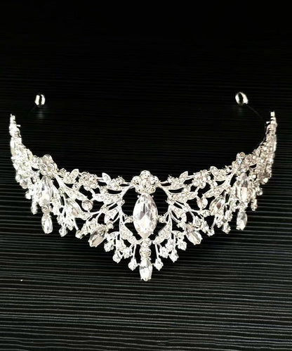 Fine Alloy Zircon Crystal Hollow Out Kids Crown IU031