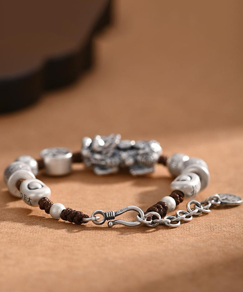 Charm A Wild Mythical Silk Animal Sterling Silver Fine Men