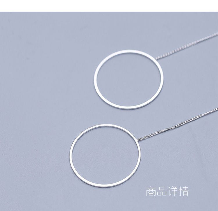 925 Earring Hoop Sterling Drop Silver
