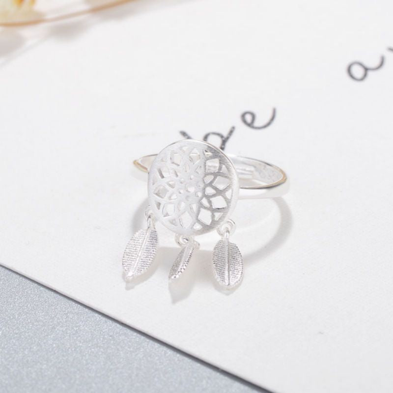 925 Ring Silver Dream Sterling Catcher Open