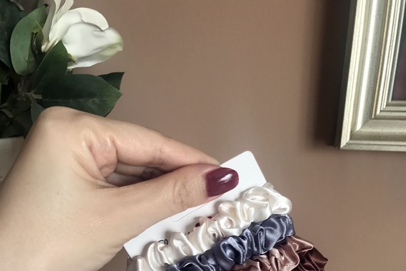 6: Set of Silky Scrunchies