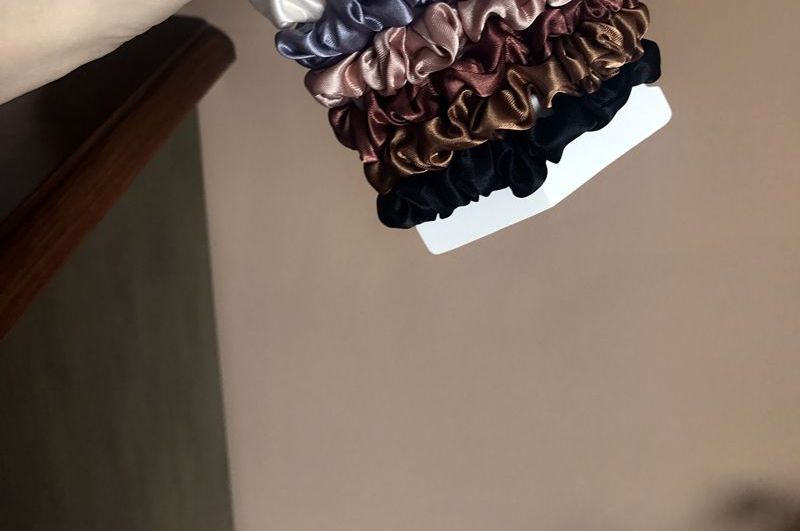 6: Set of Silky Scrunchies