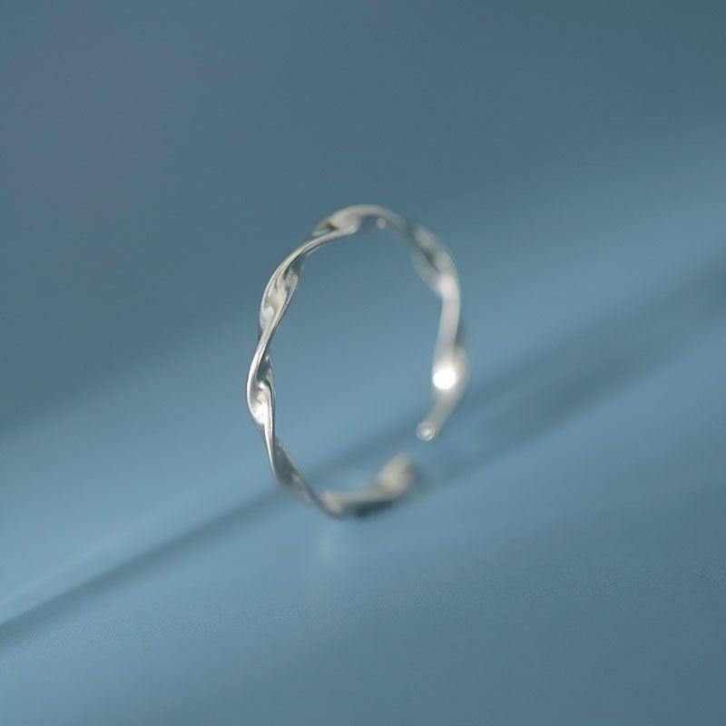Sterling Twisted Ring Silver