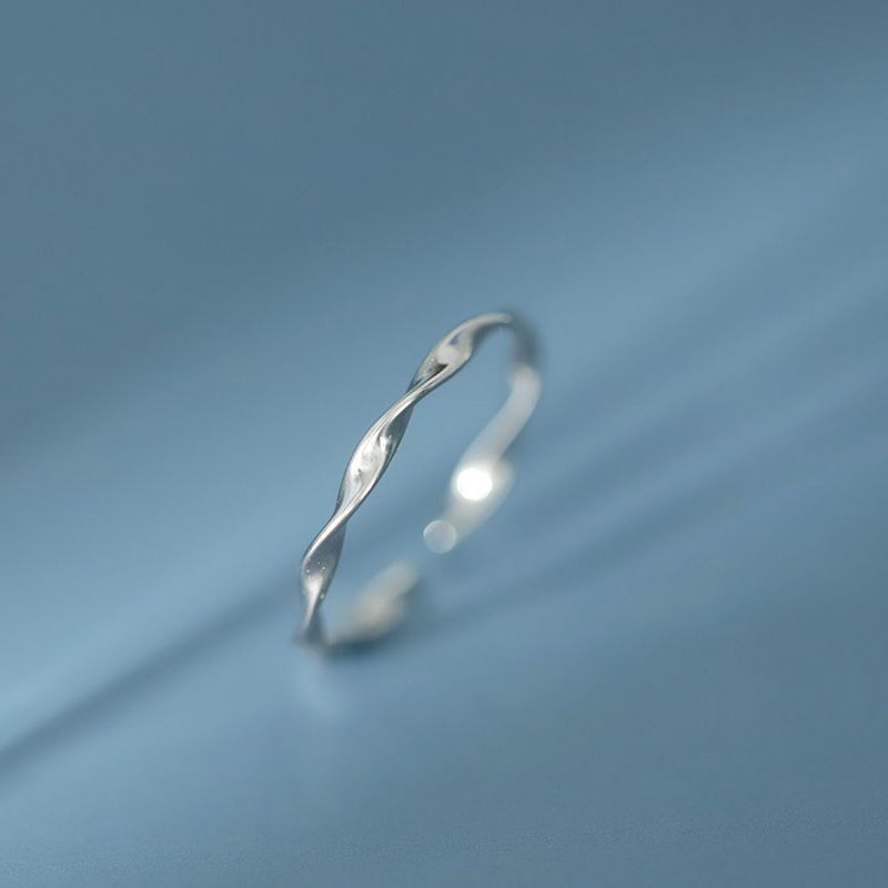 Sterling Twisted Ring Silver