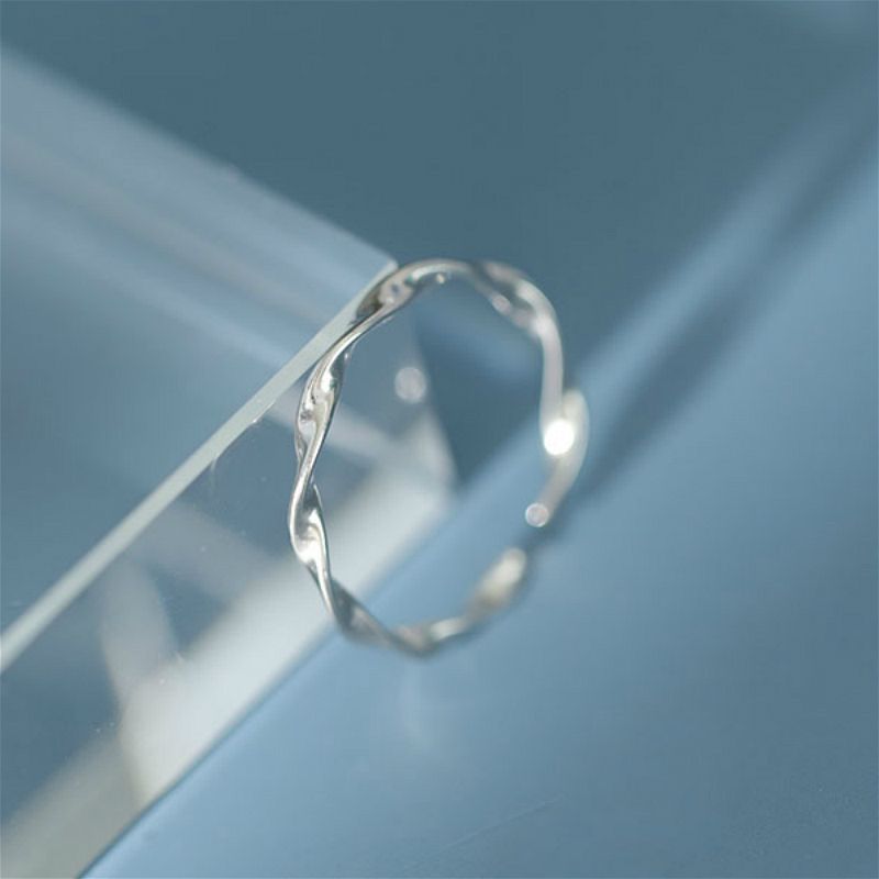 Sterling Twisted Ring Silver