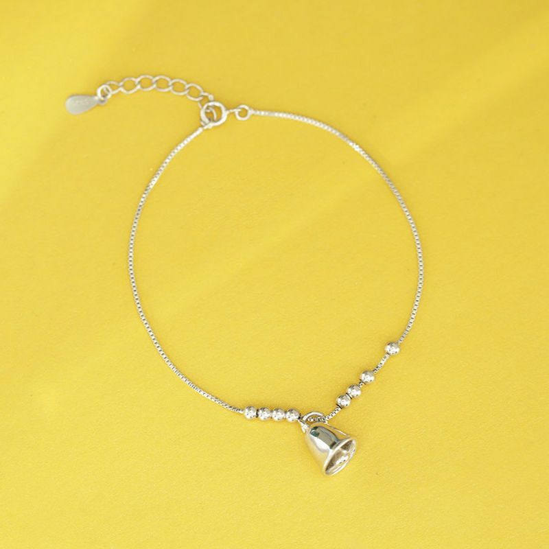 Silver Sterling Bracelet Bell
