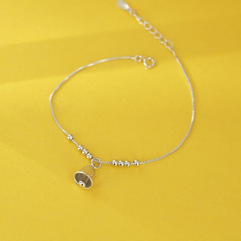 Silver Sterling Bracelet Bell