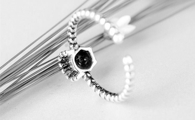 Silver Open Sterling Skull Ring