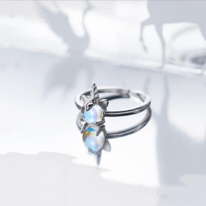 Open Unicorn Silver Sterling Ring