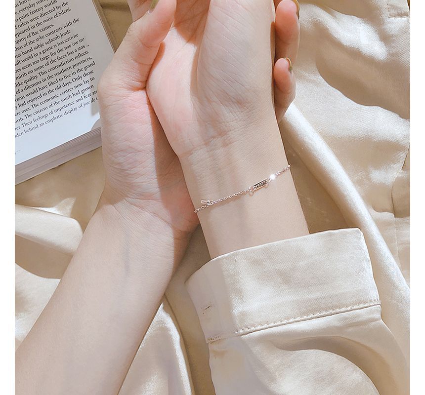 Silver Sterling Bracelet LUCK