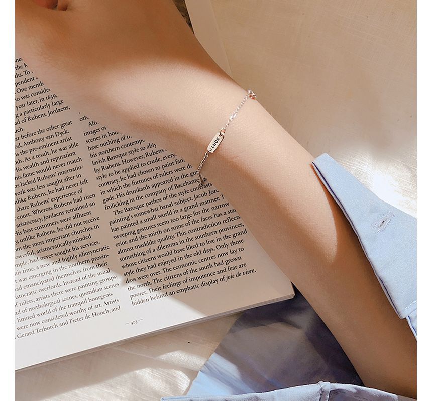 Silver Sterling Bracelet LUCK