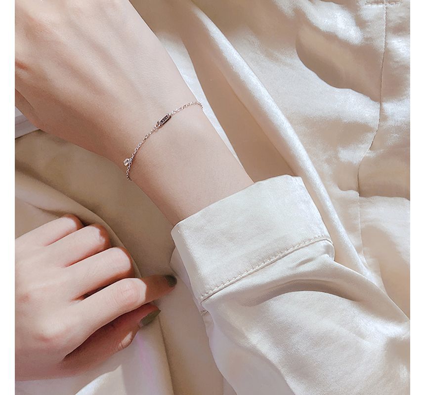 Silver Sterling Bracelet LUCK