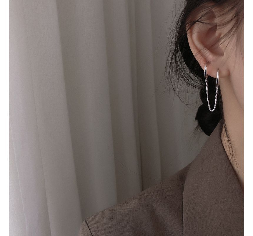 Hoop Earring Piercing Double