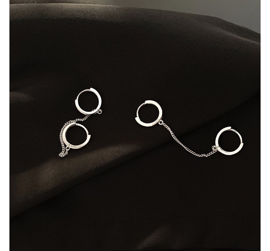 Hoop Earring Piercing Double