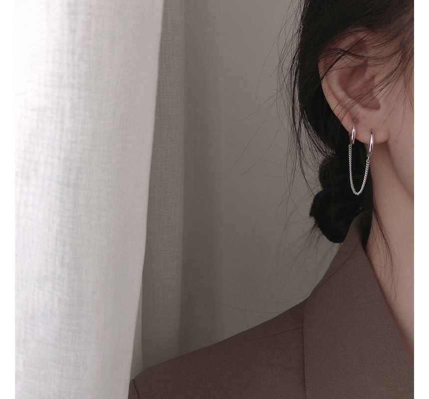 Hoop Earring Piercing Double