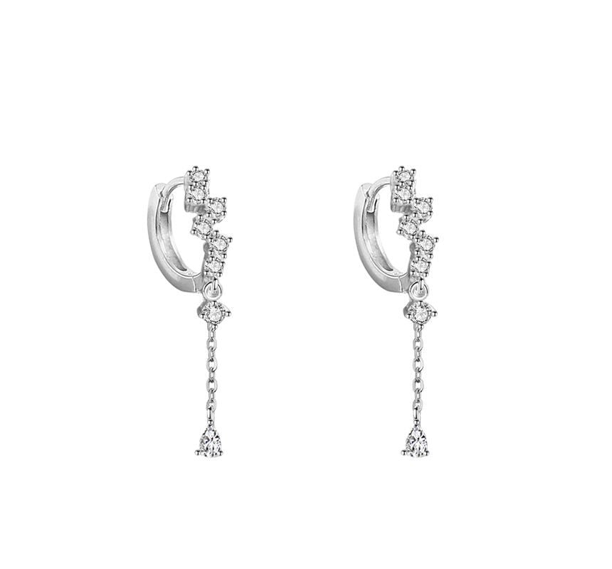 Rhinestone Drop Earring