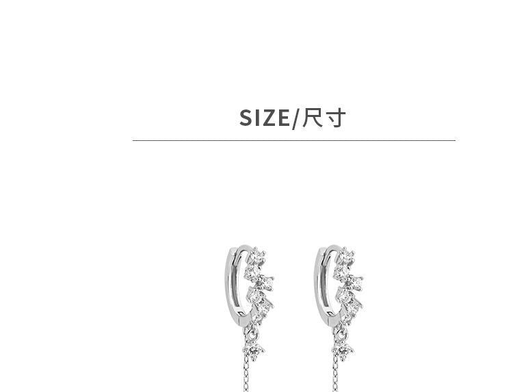 Rhinestone Drop Earring