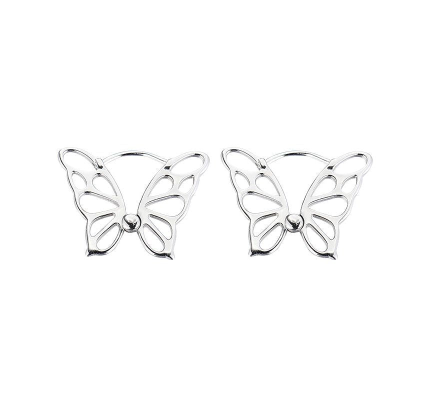 Butterfly Earring Silver Sterling