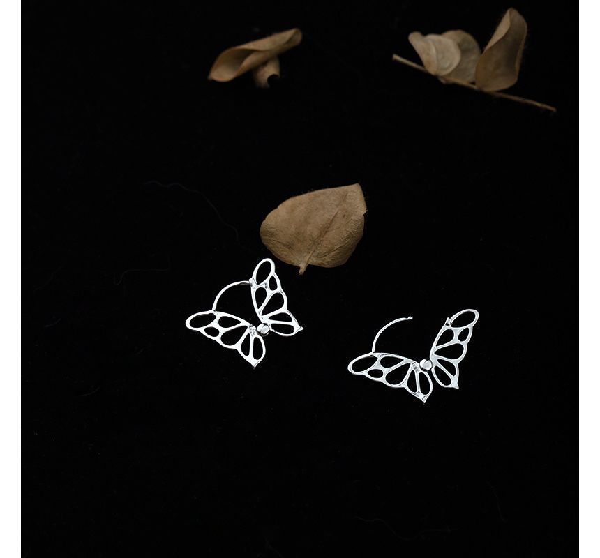 Butterfly Earring Silver Sterling