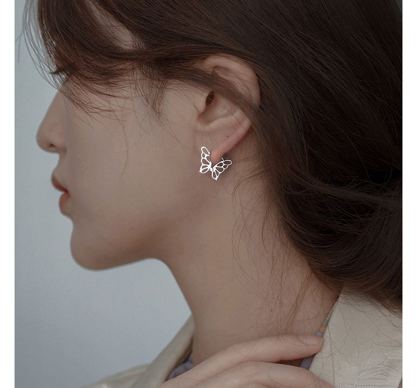 Butterfly Earring Silver Sterling