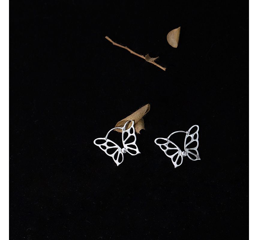 Butterfly Earring Silver Sterling