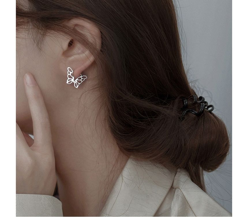 Butterfly Earring Silver Sterling