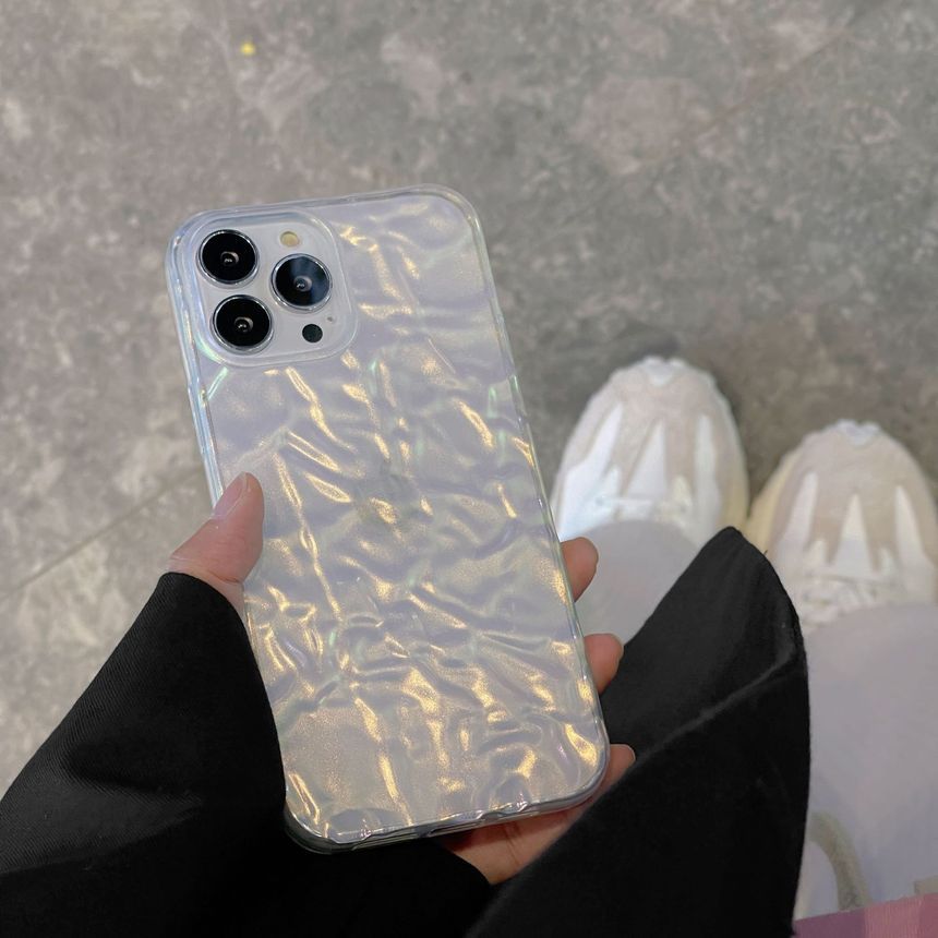 Case Phone Transparent Textured