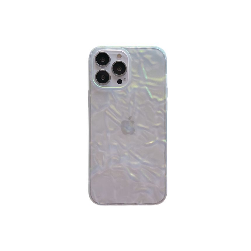 Case Phone Transparent Textured