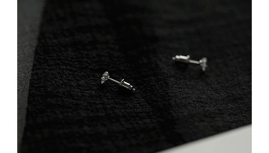 Star Earring Rhinestone Stud