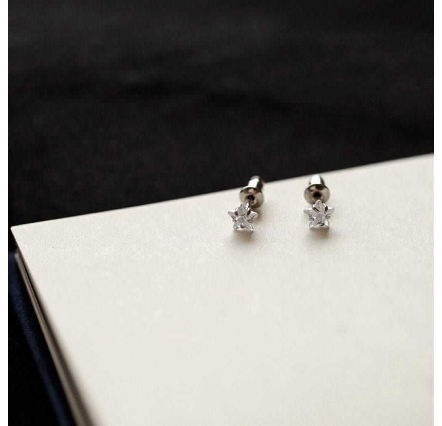 Star Earring Rhinestone Stud