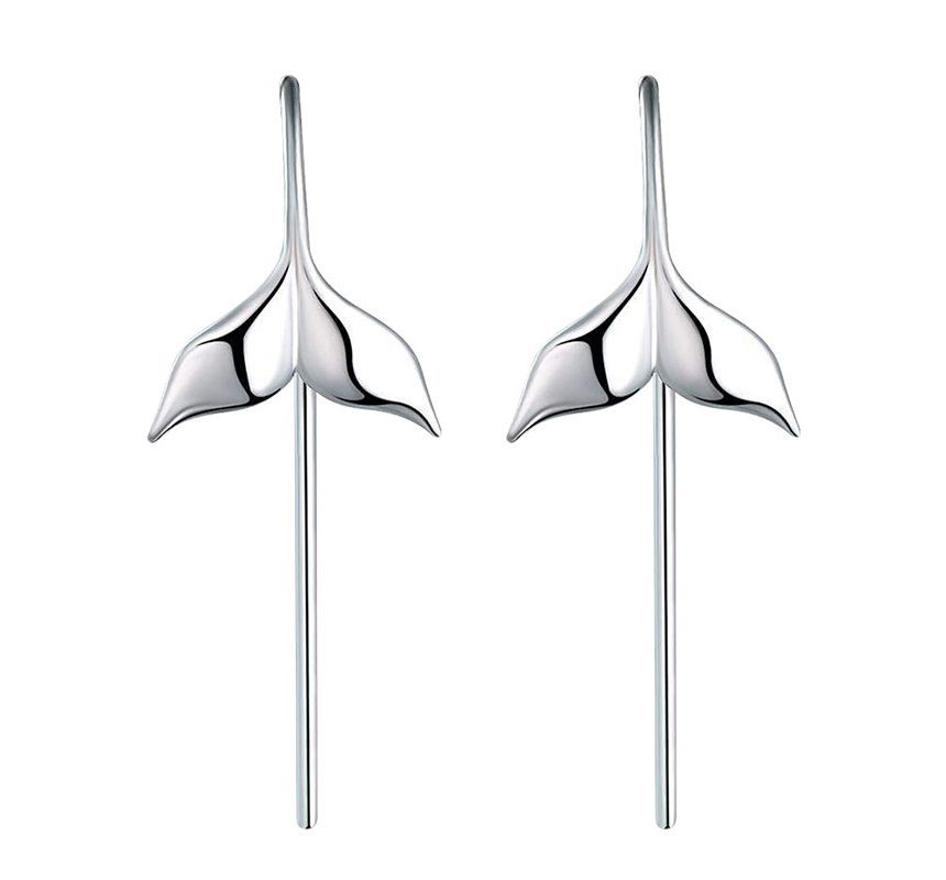 Fish Drop Tail Earring