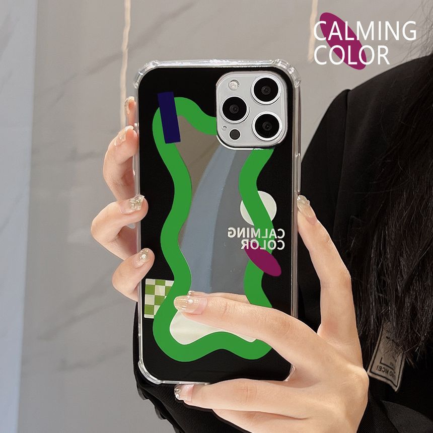 Case Phone Mirrored Floral