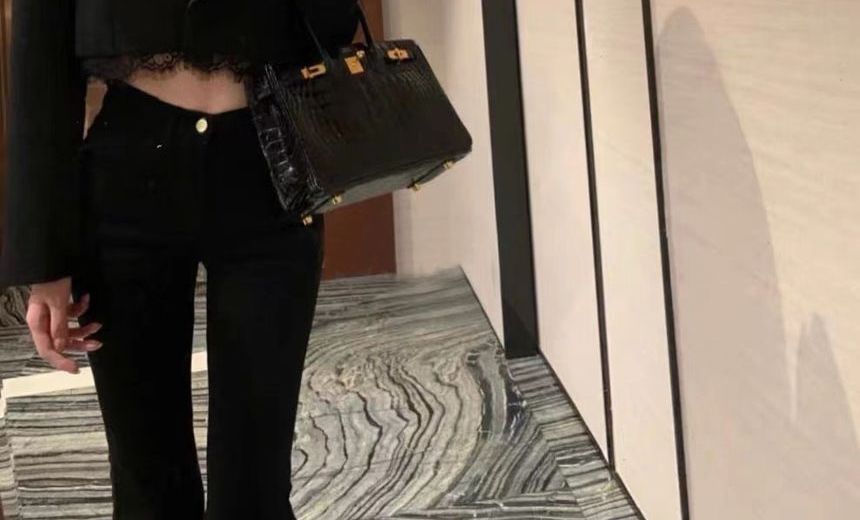 Peak Lapel Plain Lace Trim Cropped Single Breasted Blazer