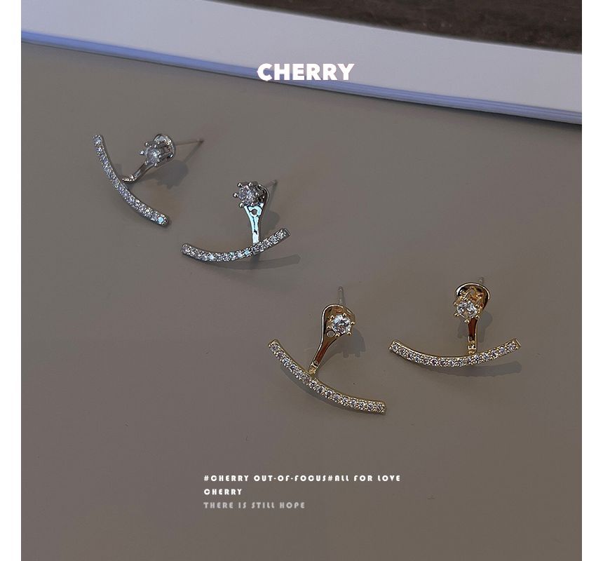 Swing Rhinestone Alloy Earring